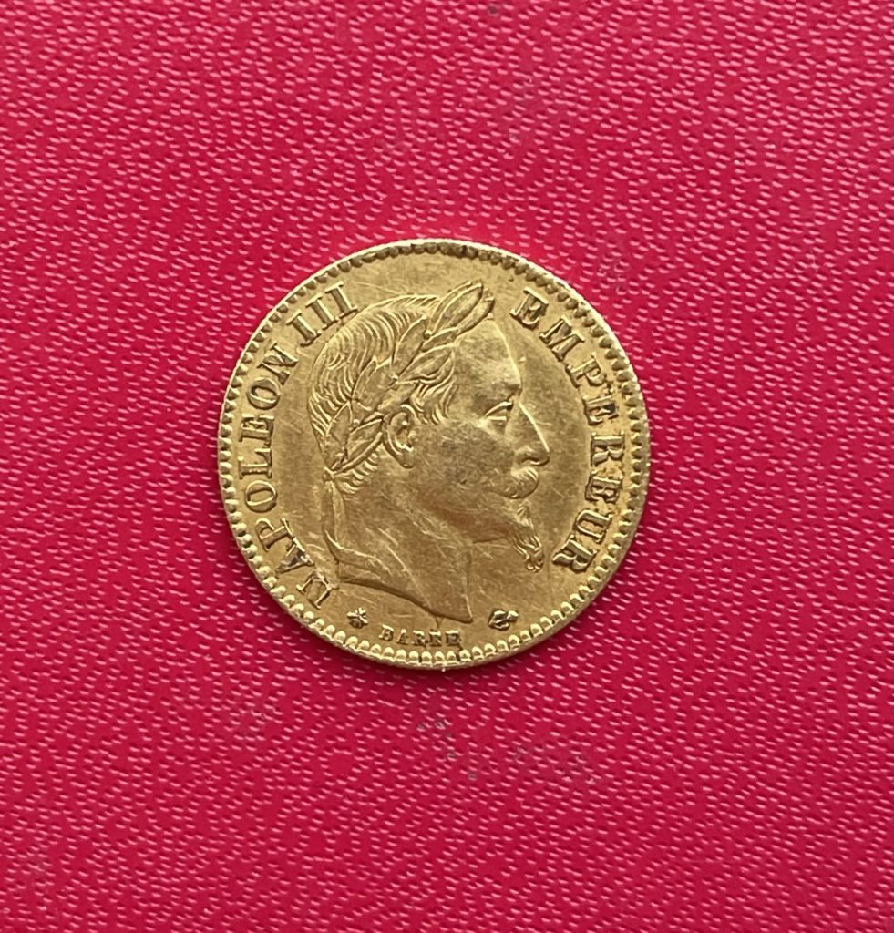 10 francs or napoleon III 1867 A