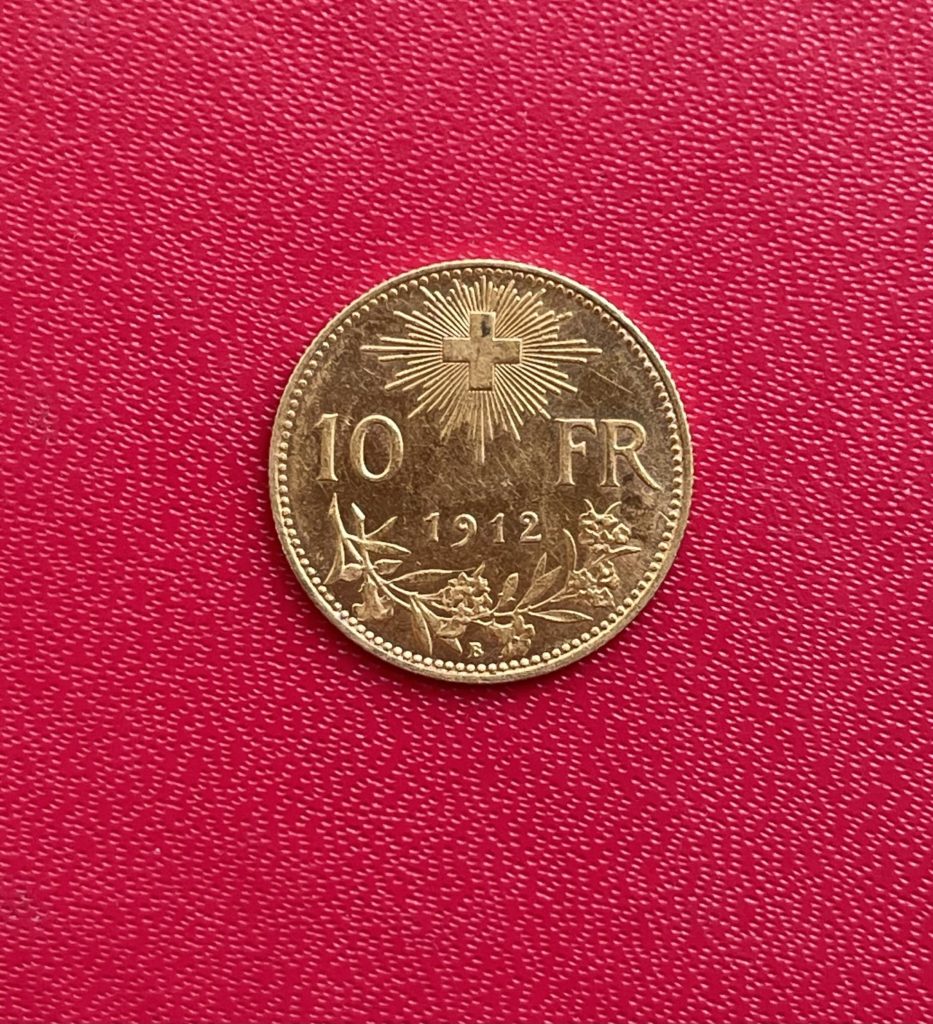 10 Francs Or Suisse 1912