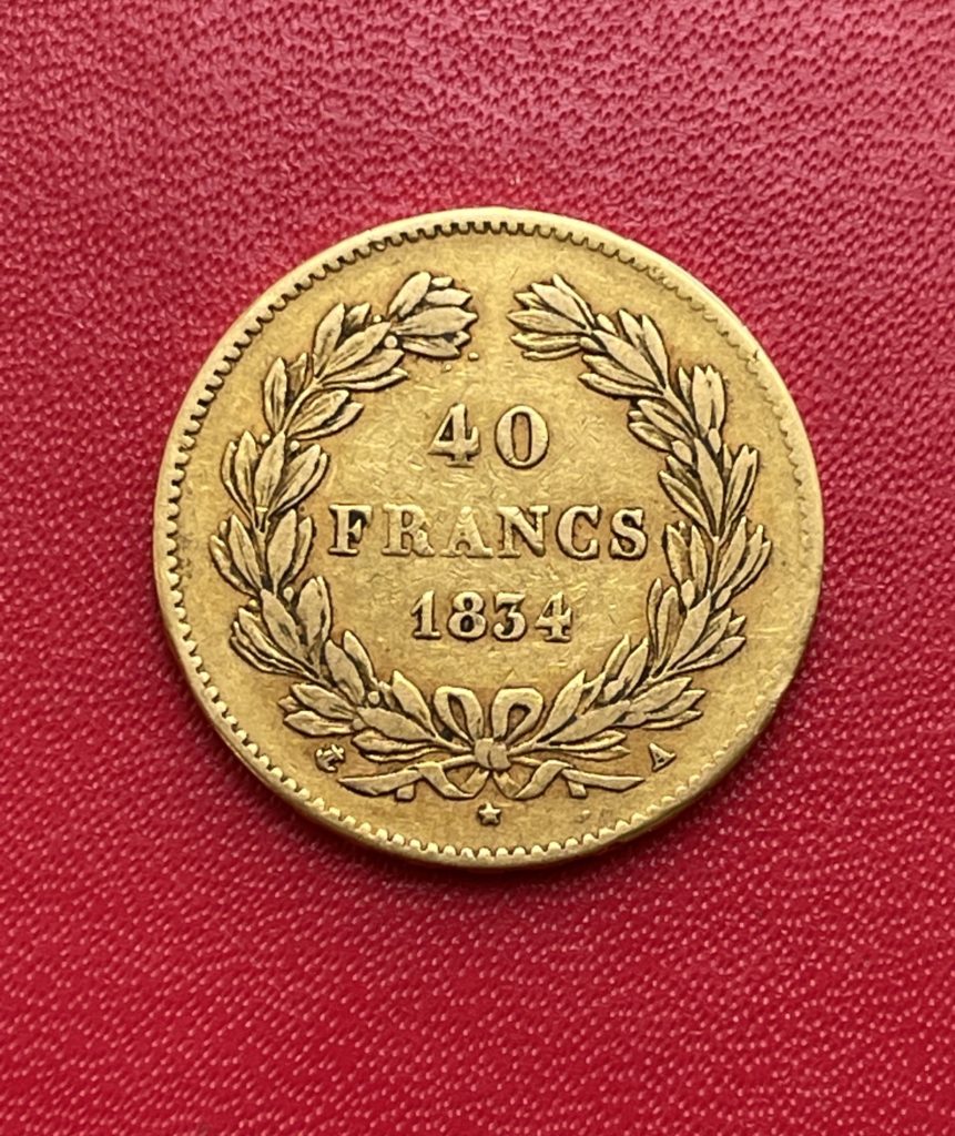 40 Francs Or Louis Philippe IER