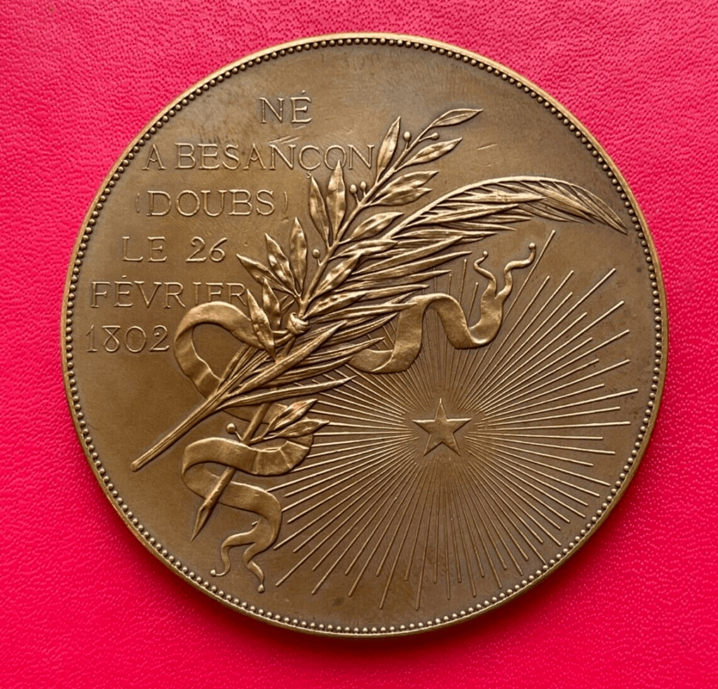 médaille en bronze VICTOR HUGO